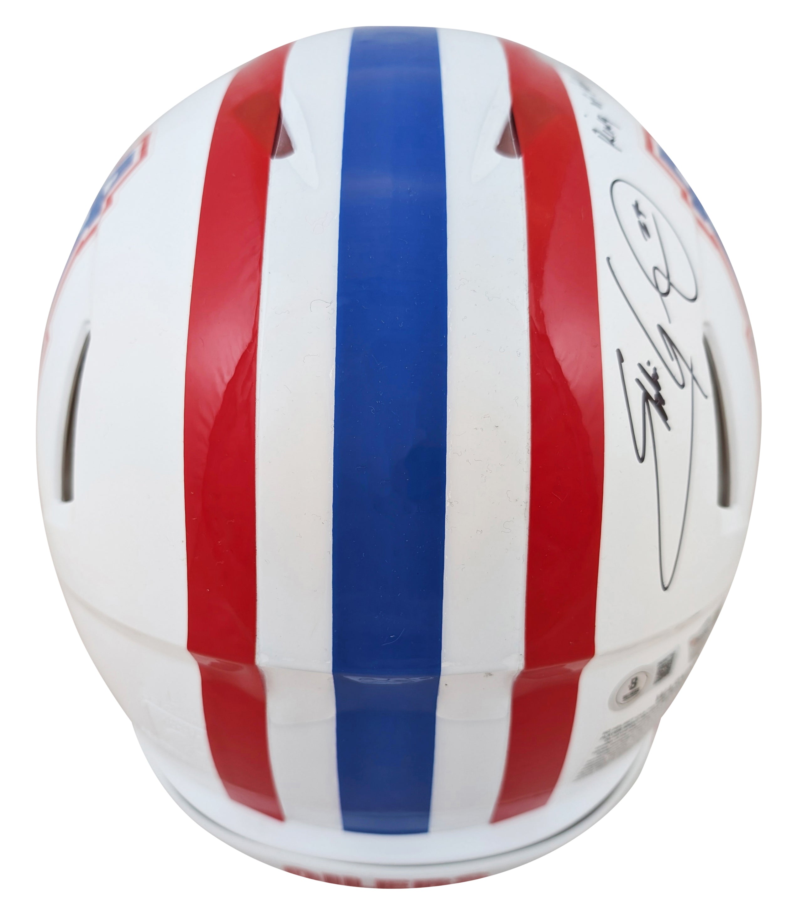 Oilers (3) Campbell, George & Moon Signed 81-98 TB F/S Speed Proline Helmet BAS