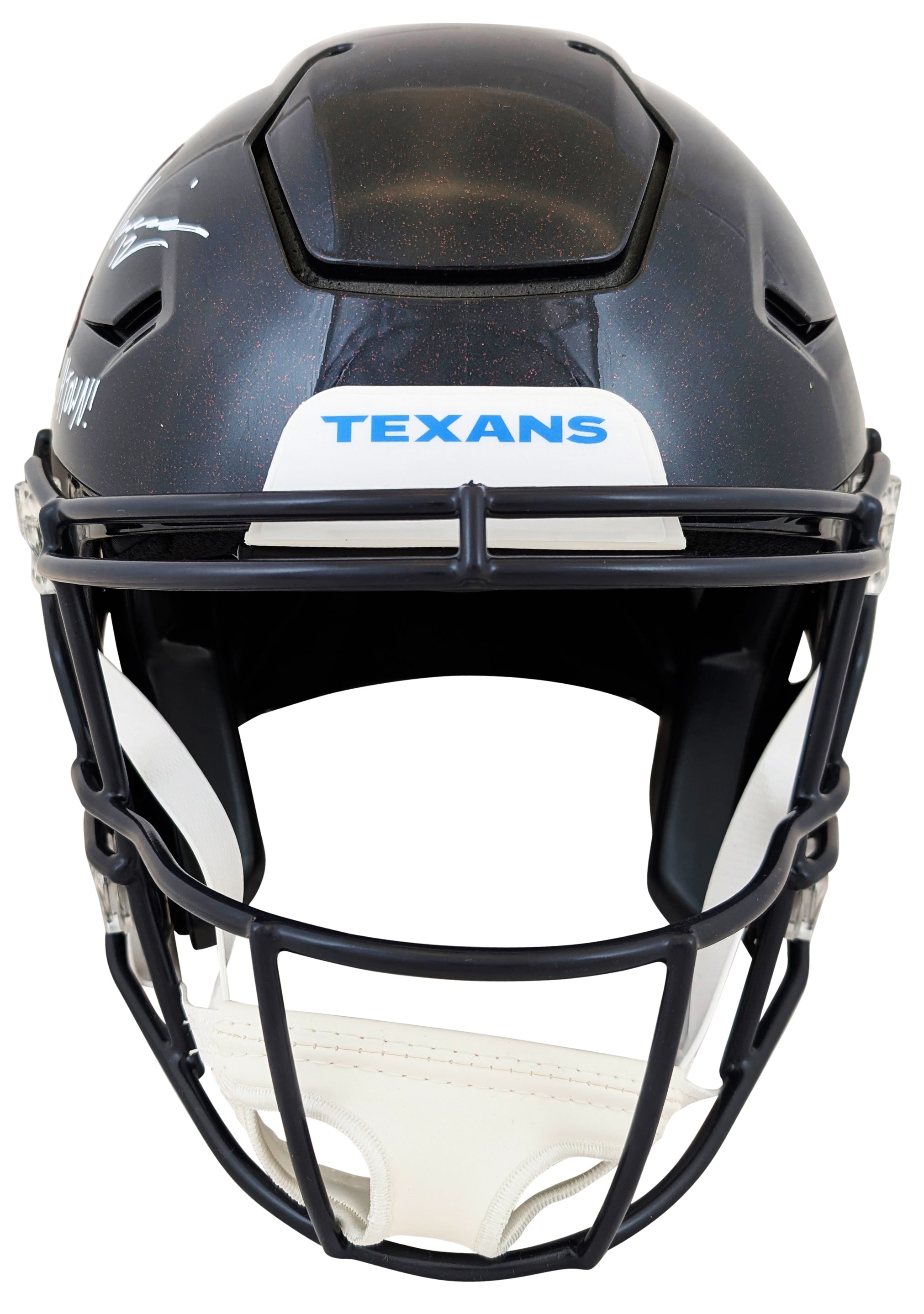Texans Nico Collins "H-Town" Signed 2024 On-Field Alt Speed Flex F/S Helmet BAS