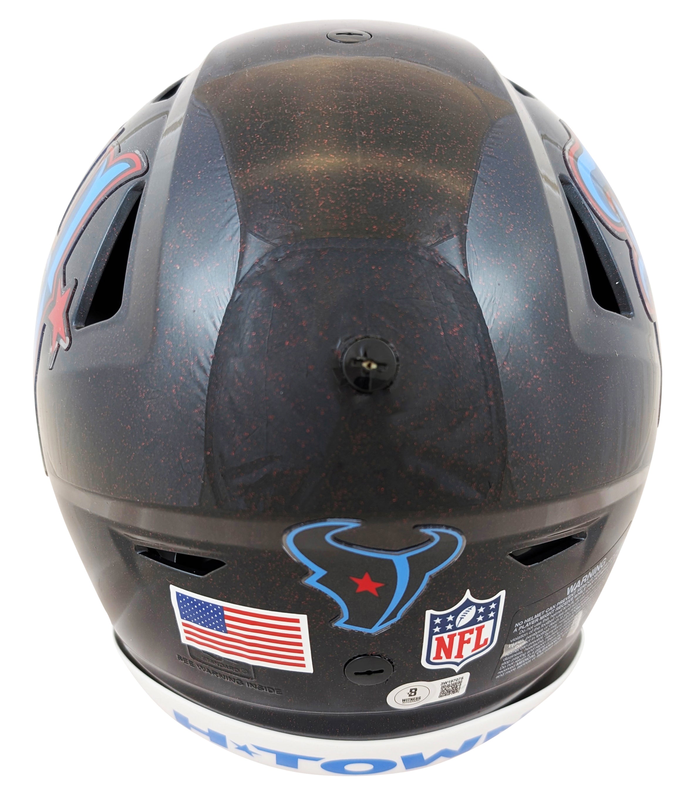 Texans Nico Collins "H-Town" Signed 2024 On-Field Alt Speed Flex F/S Helmet BAS