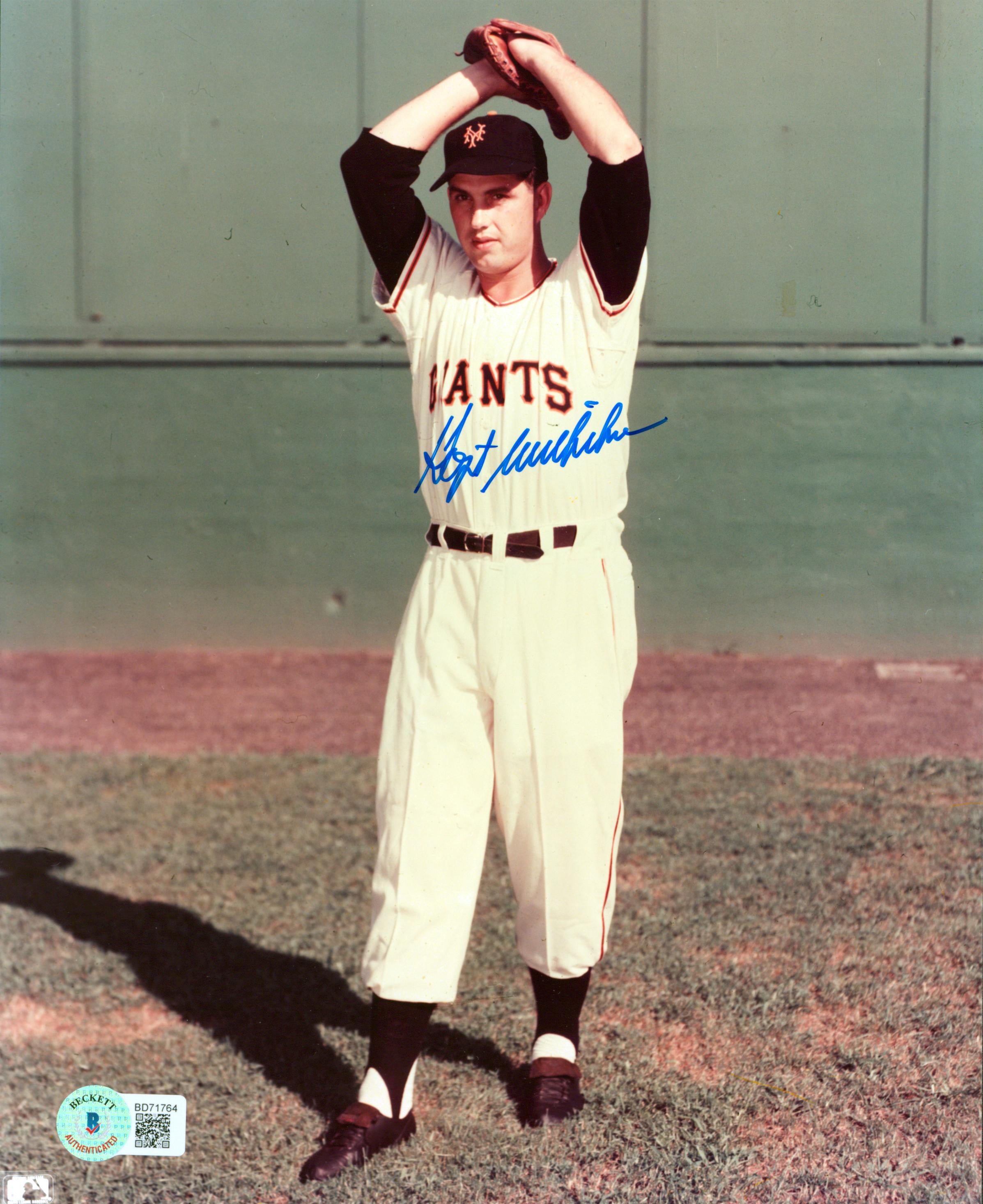 Giants Hoyt Wilhelm Authentic Signed 8x10 Photo Autographed BAS #BD71764