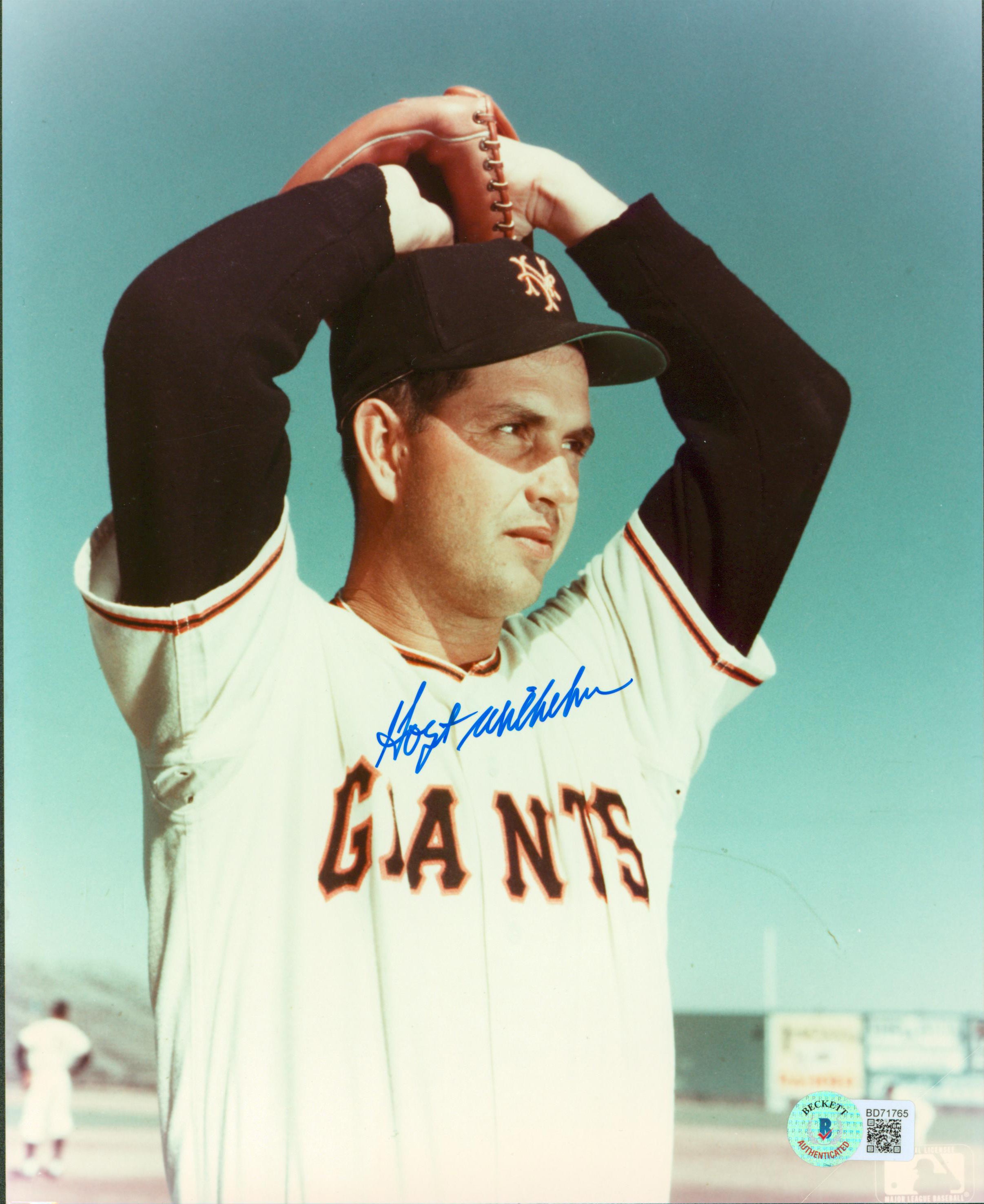 Giants Hoyt Wilhelm Authentic Signed 8x10 Photo Autographed BAS #BD71765