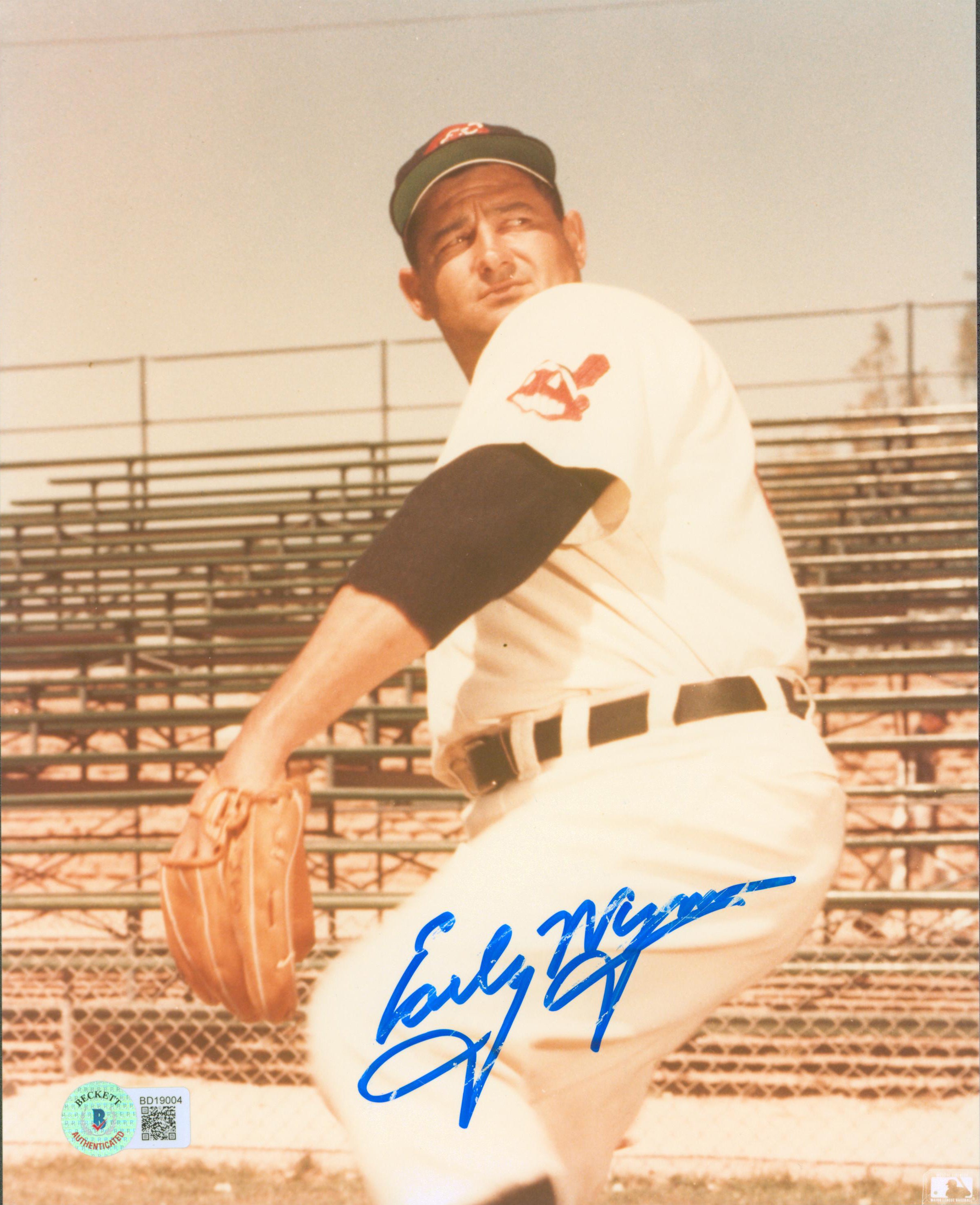 Indians Early Wynn Authentic Signed 8x10 Photo Autographed BAS #BD19004